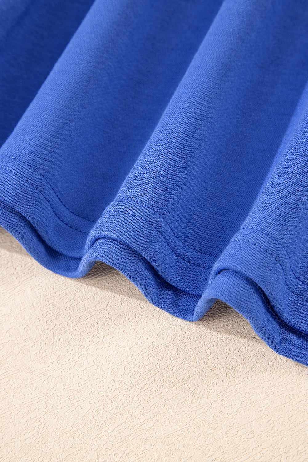 Red Varsity Sweatshirt Dress Cozy Pocketed Mini