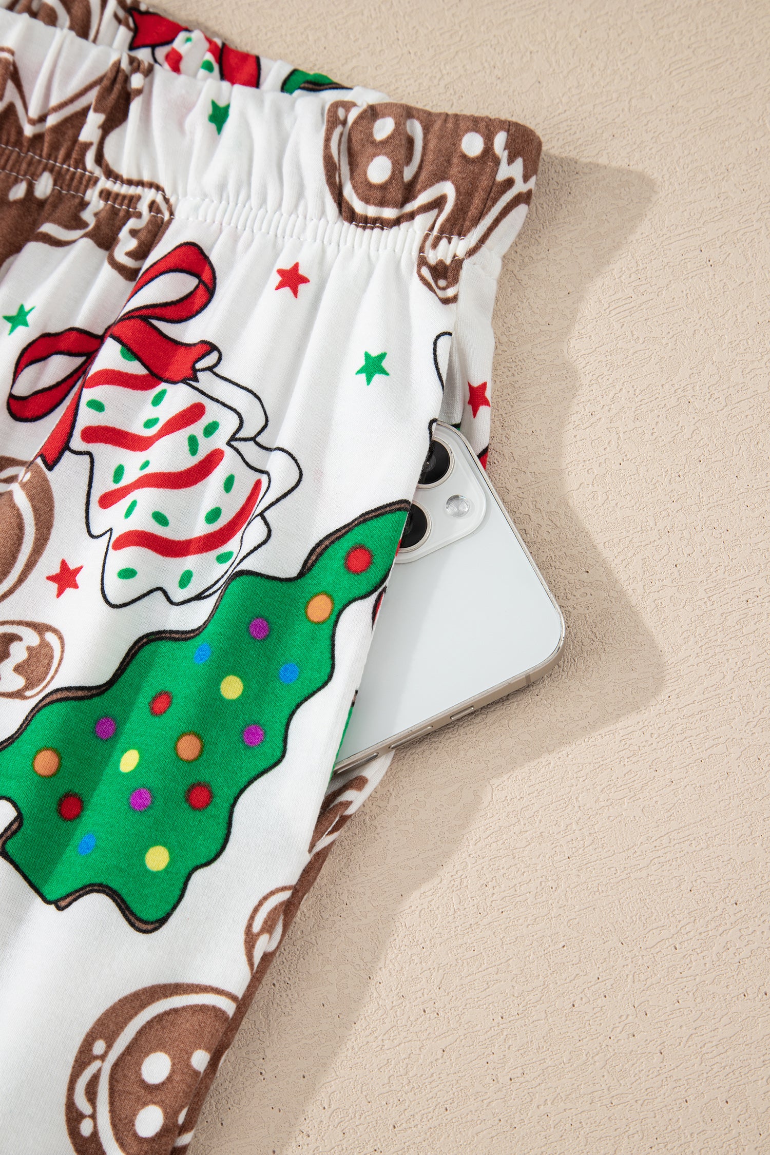 White Christmas Lounge Set For Women