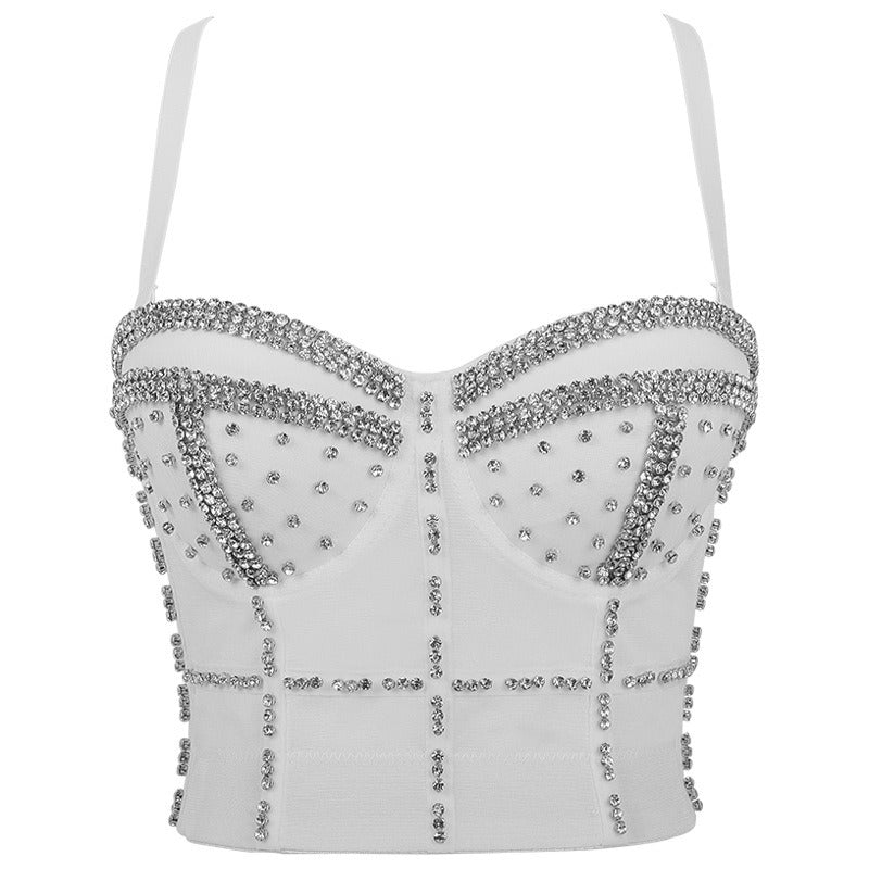 Statement Corset Corset with Beaded Detail