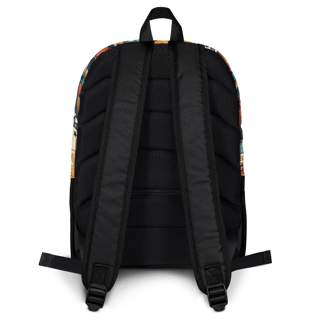 Arthur Fils Fans Canvas Backpack | Daily Urban Commute & Travel Bag
