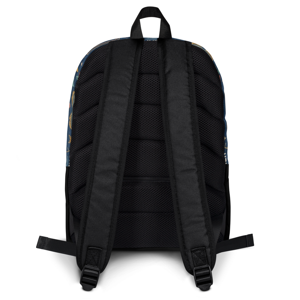Nostalgic Pop Culture Graphic Canvas Backpack