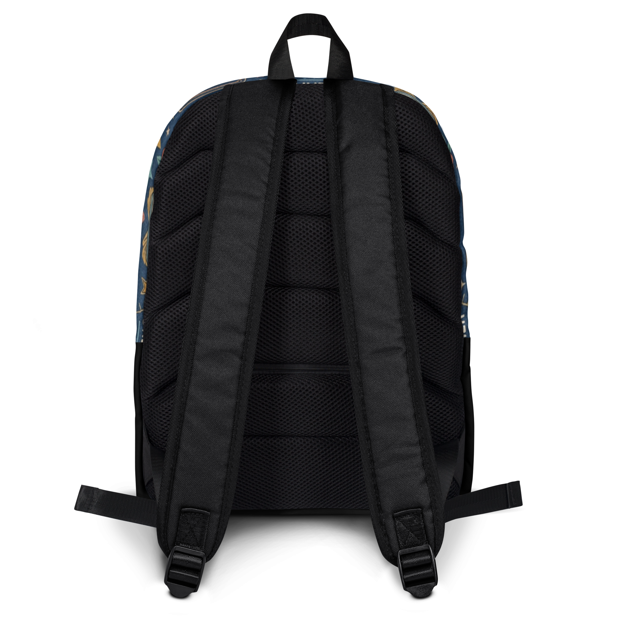 Nostalgic Pop Culture Graphic Canvas Backpack