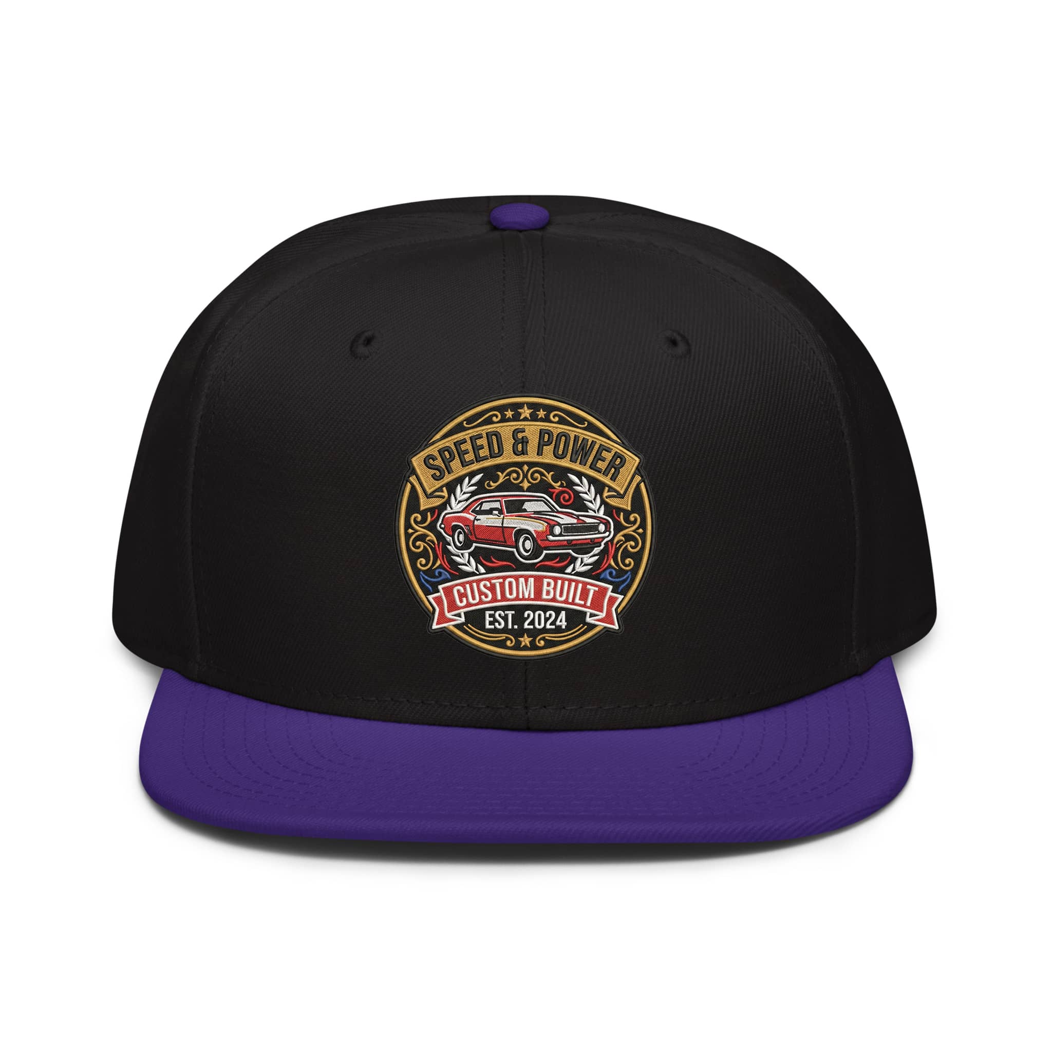 Urban Drift Car Embroidered Snapback Hat