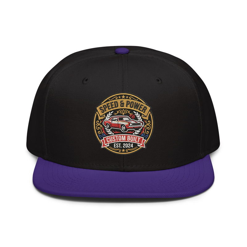 Urban Drift Car Embroidered Snapback Hat