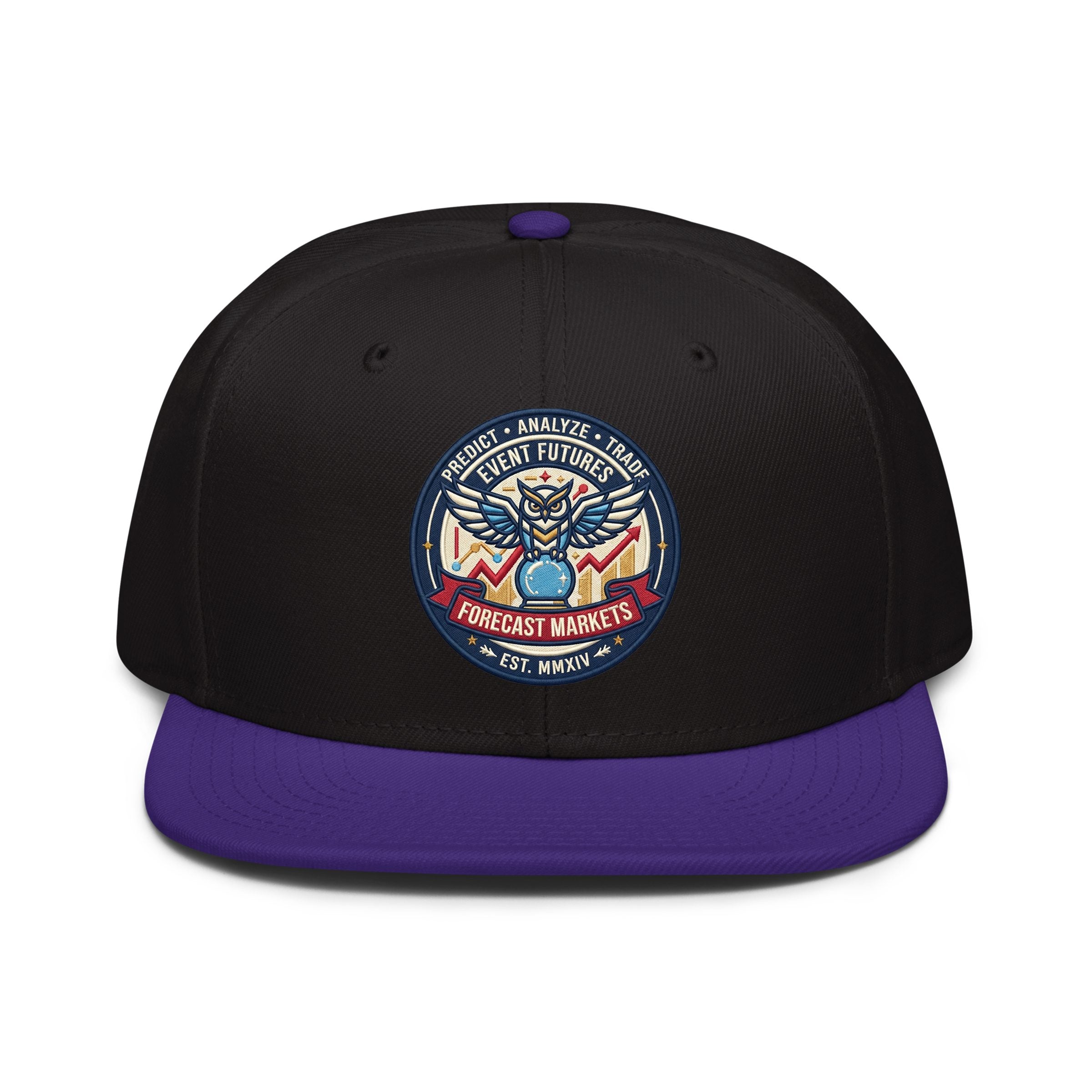 Kalshi Embroidered Snapback Hat - Bold Classic Streetwear Style