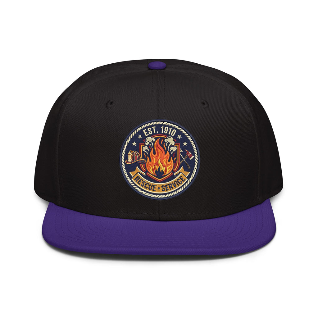 Glenpool Fire Embroidered Snapback Hat - Bold City Pride Cap