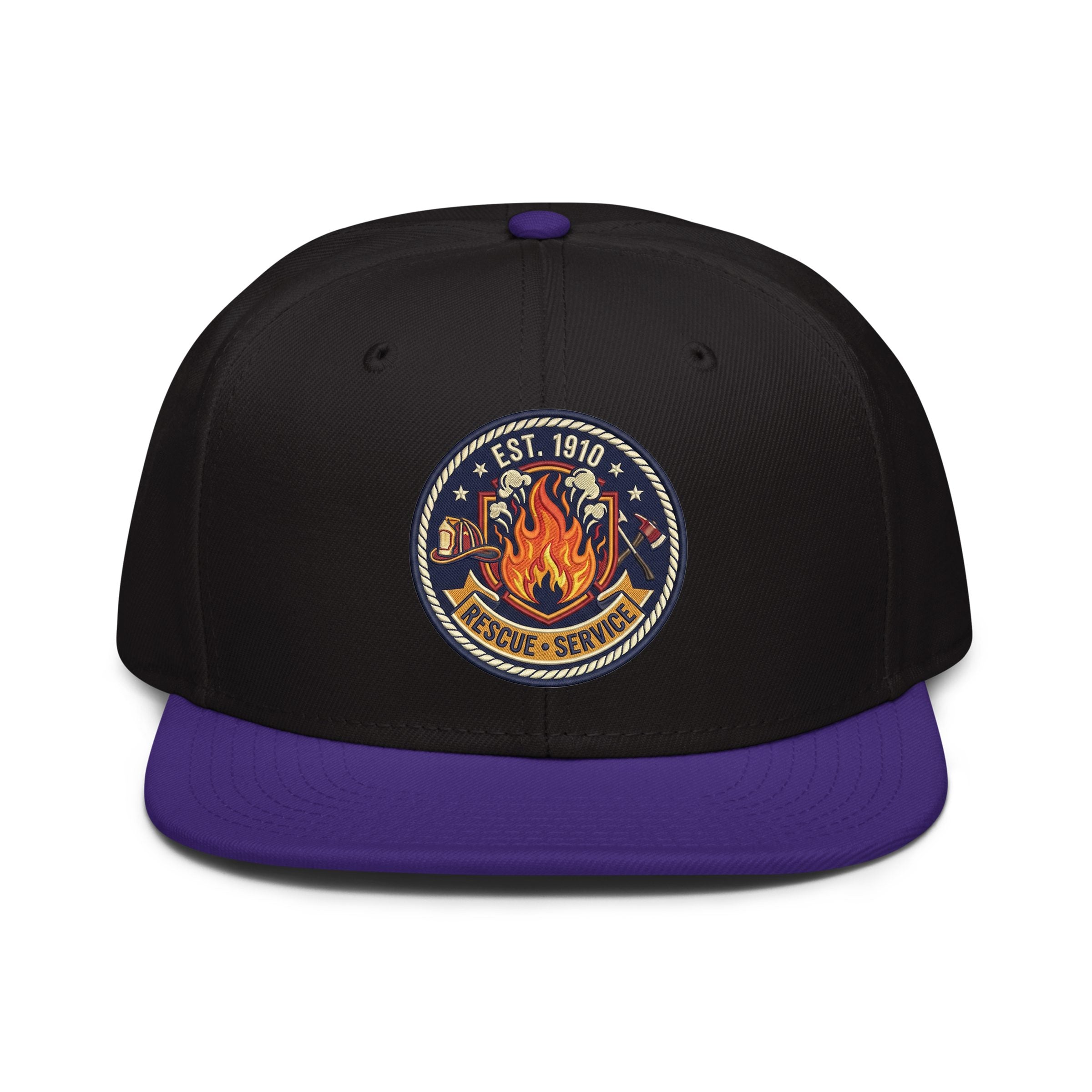 Glenpool Fire Embroidered Snapback Hat - Bold City Pride Cap