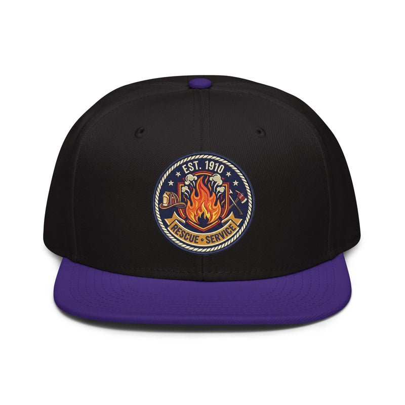 Glenpool Fire Embroidered Snapback Hat - Bold City Pride Cap