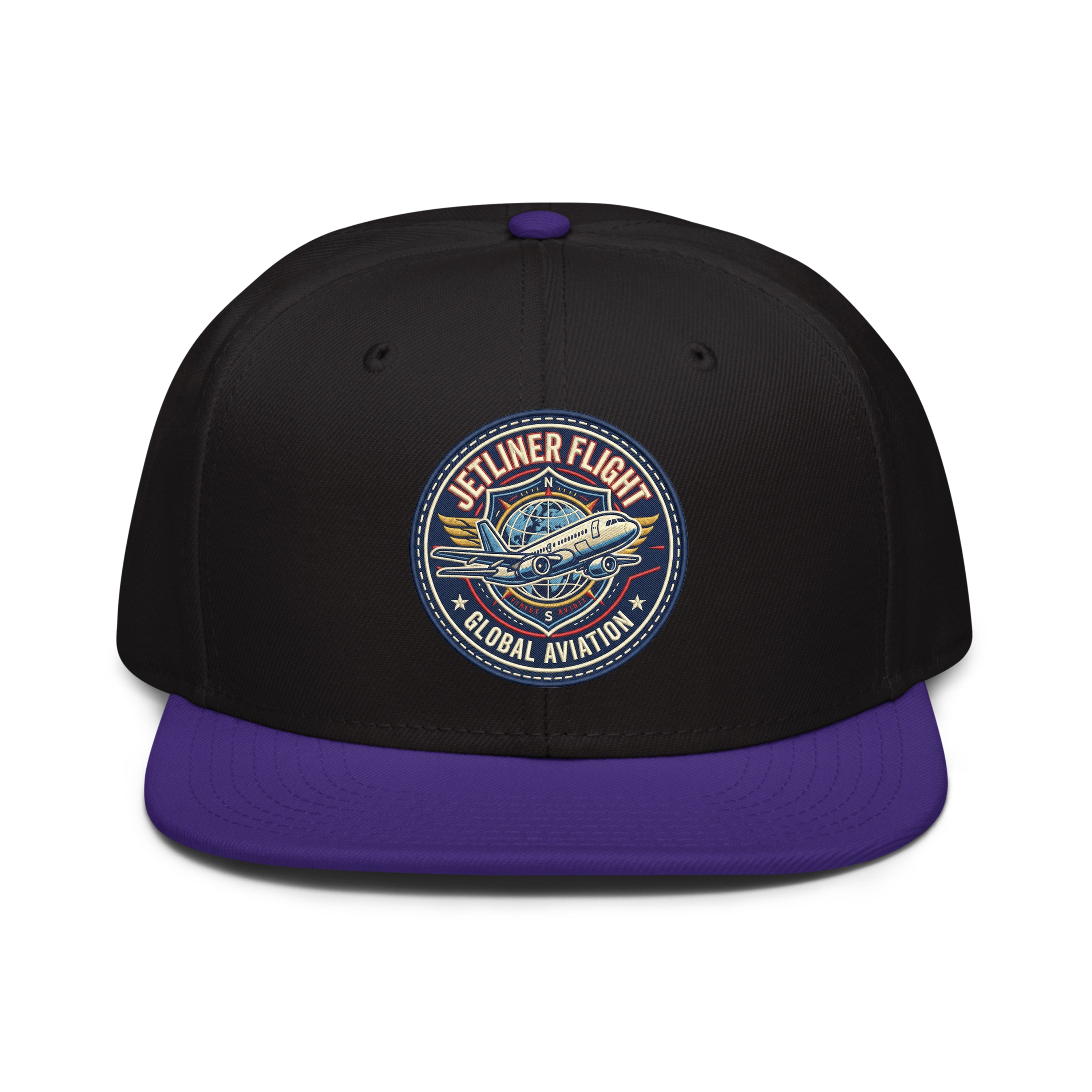 737 Max Embroidered Snapback Hat - Aviation Apparel