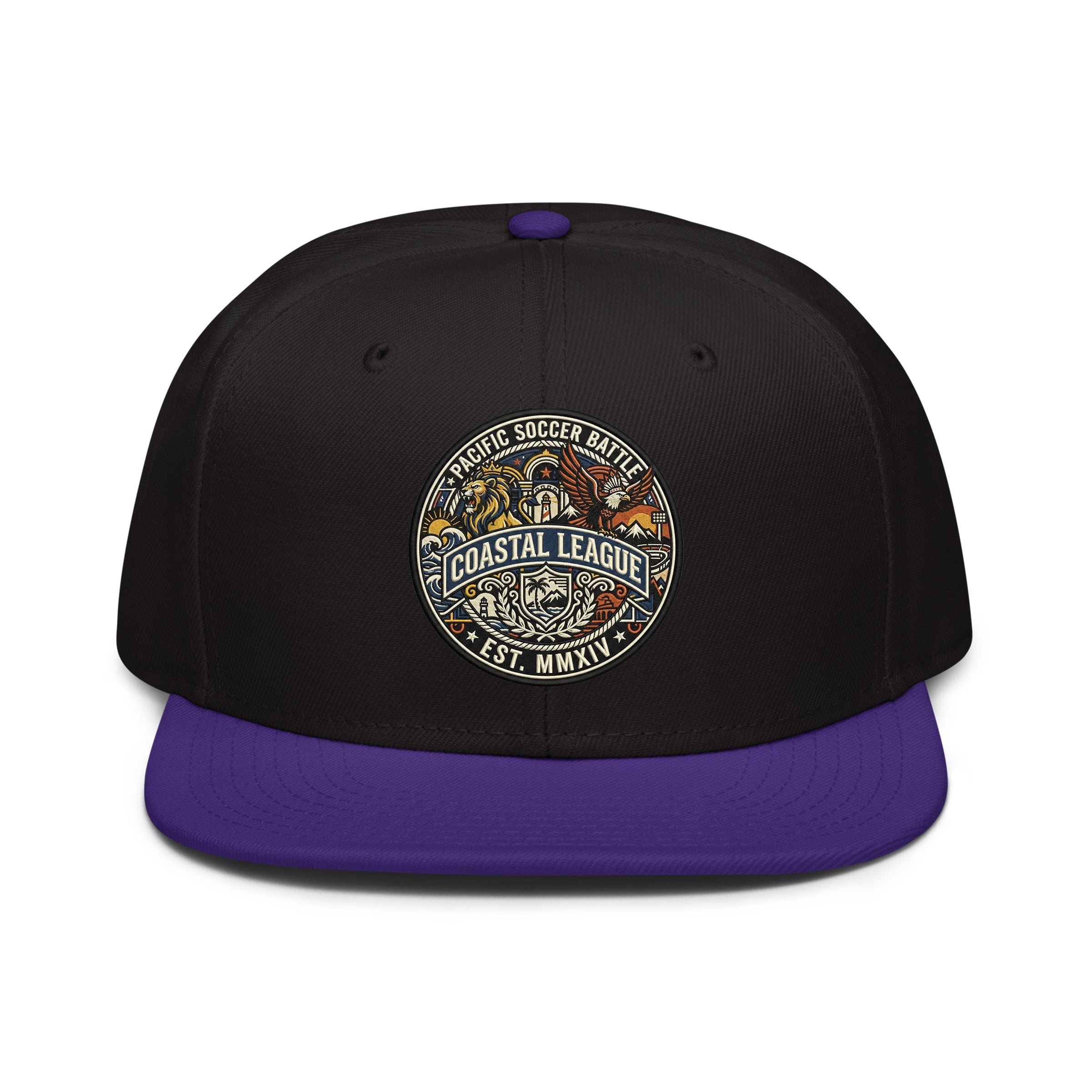 San Diego vs LAFC Embroidered Snapback Hat - Southern California Rivalry Cap