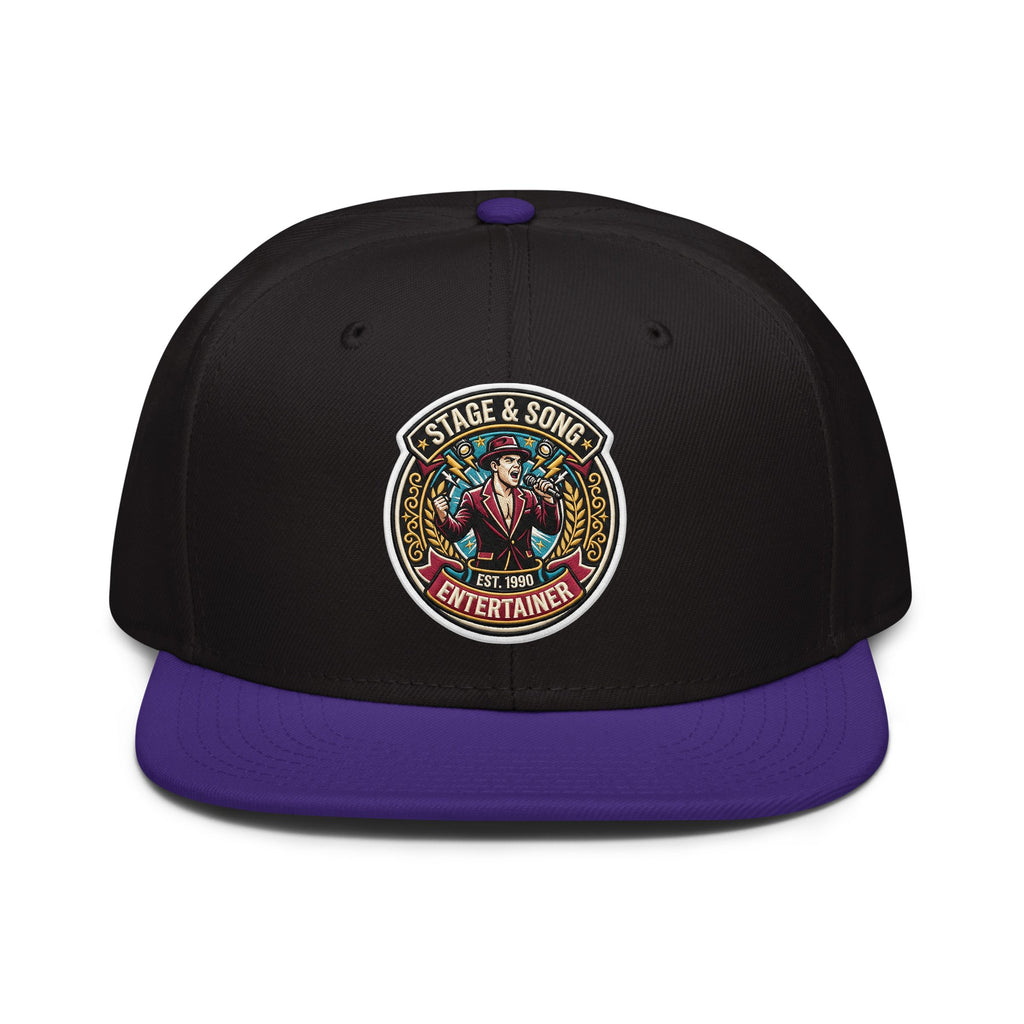 Robbie Williams Inspired Embroidered Snapback Hat
