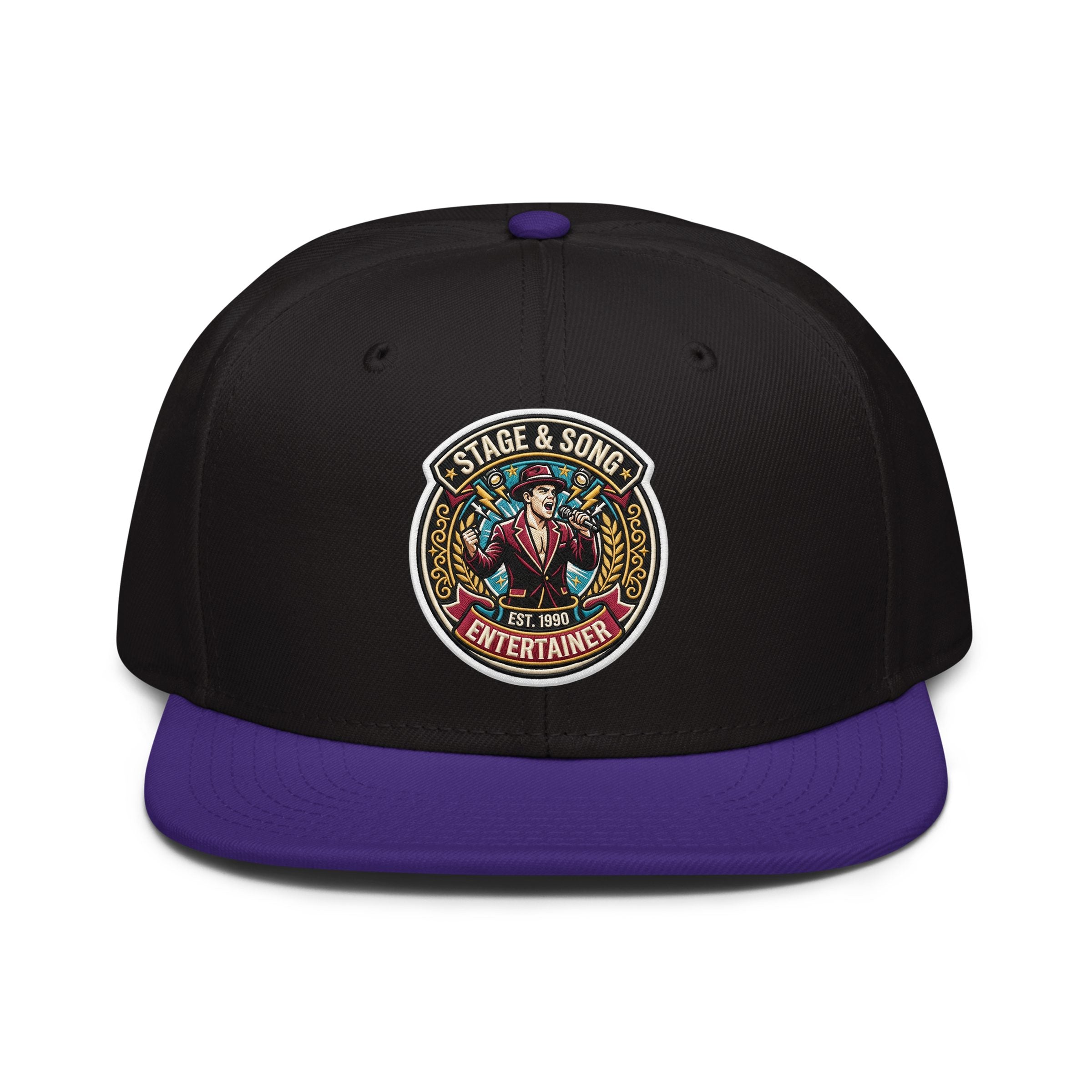 Robbie Williams Inspired Embroidered Snapback Hat