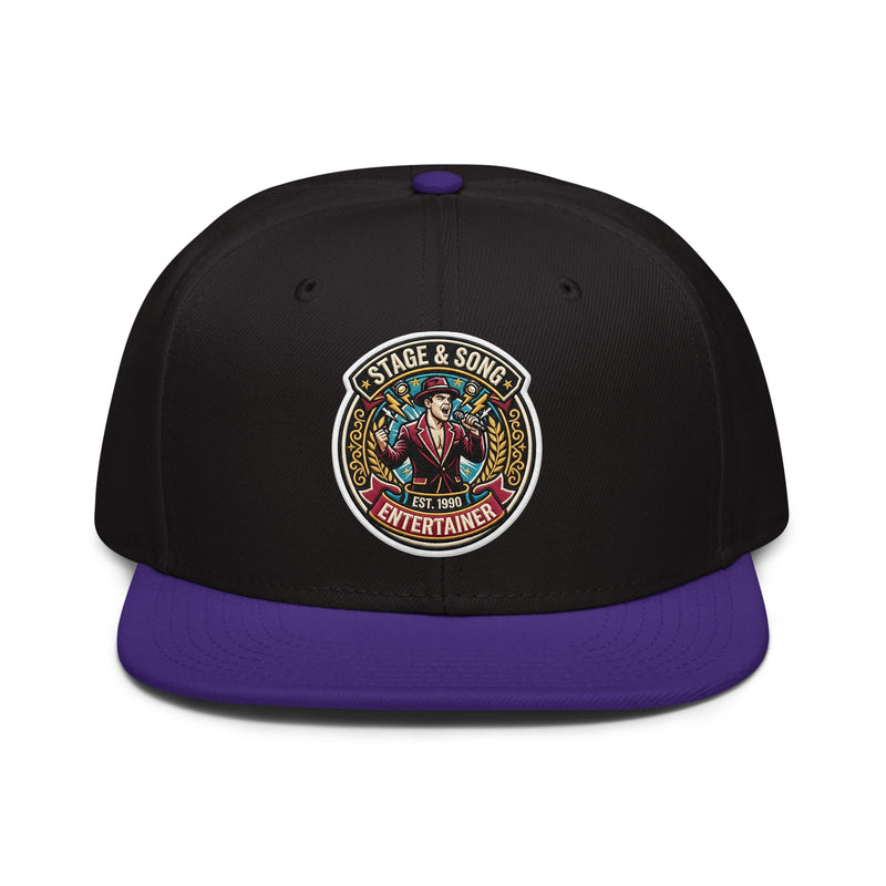 Robbie Williams Inspired Embroidered Snapback Hat