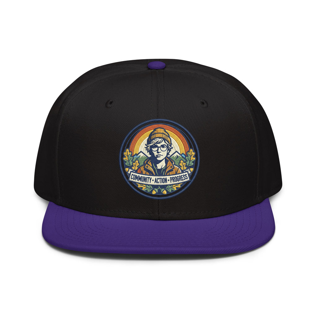 Bernie Sanders Embroidered Snapback Hat - Vintage Style Statement Cap