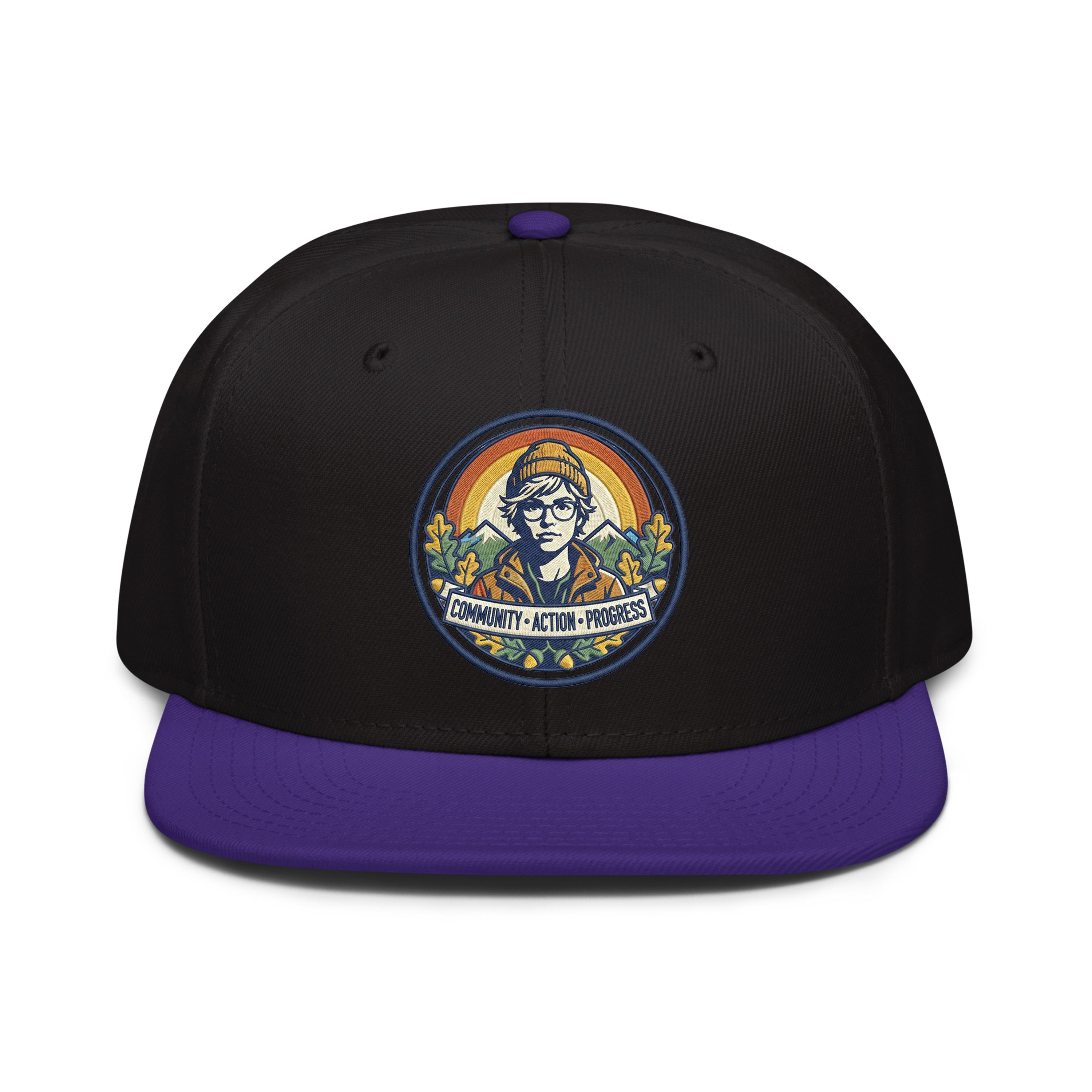 Bernie Sanders Embroidered Snapback Hat - Vintage Style Statement Cap