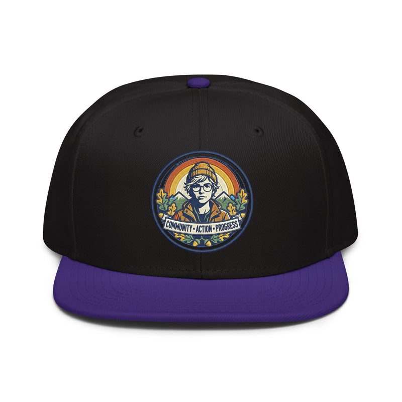 Bernie Sanders Embroidered Snapback Hat - Vintage Style Statement Cap