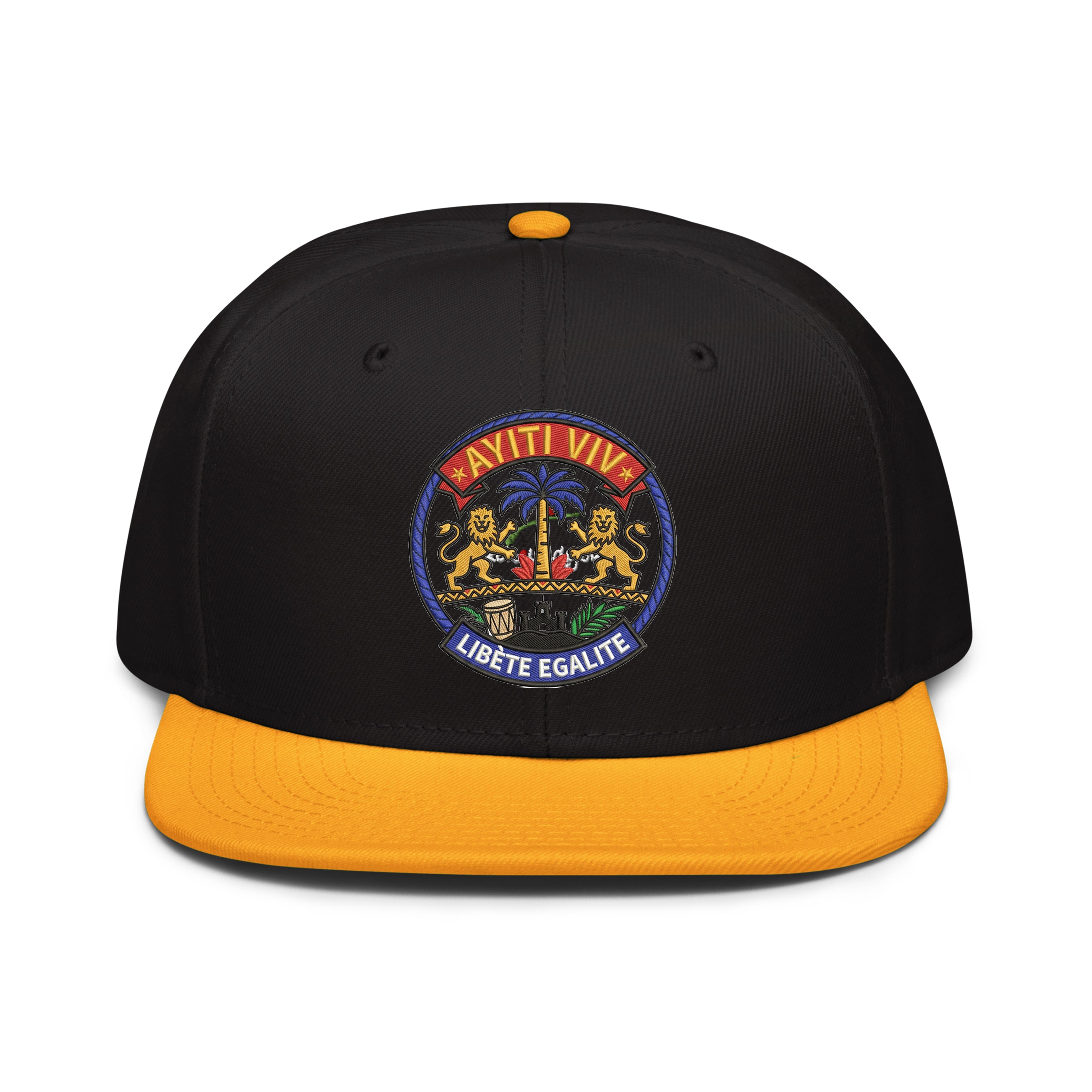 Haitian TPS Pride Embroidered Snapback Hat | Heritage Statement Cap