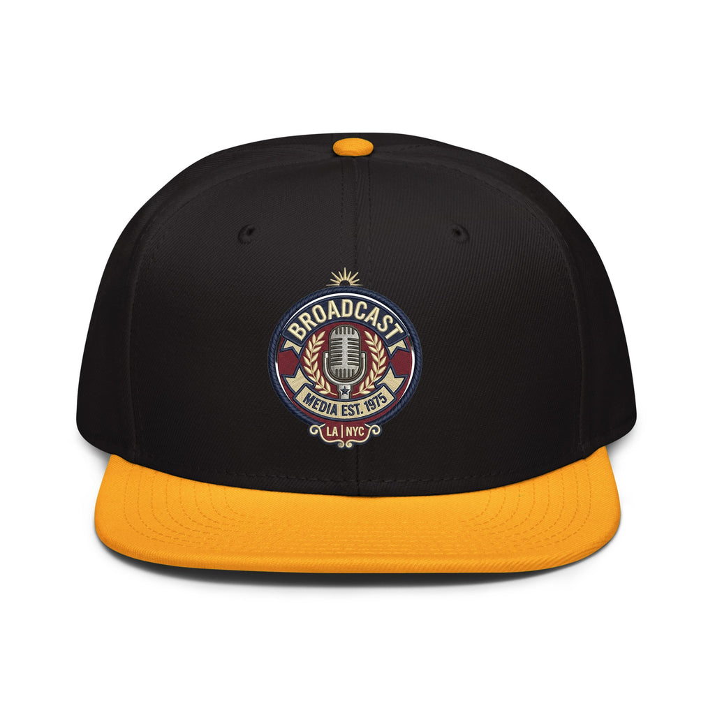 Ryan Seacrest Inspired Embroidered Snapback Hat - Stylish Structured Cap