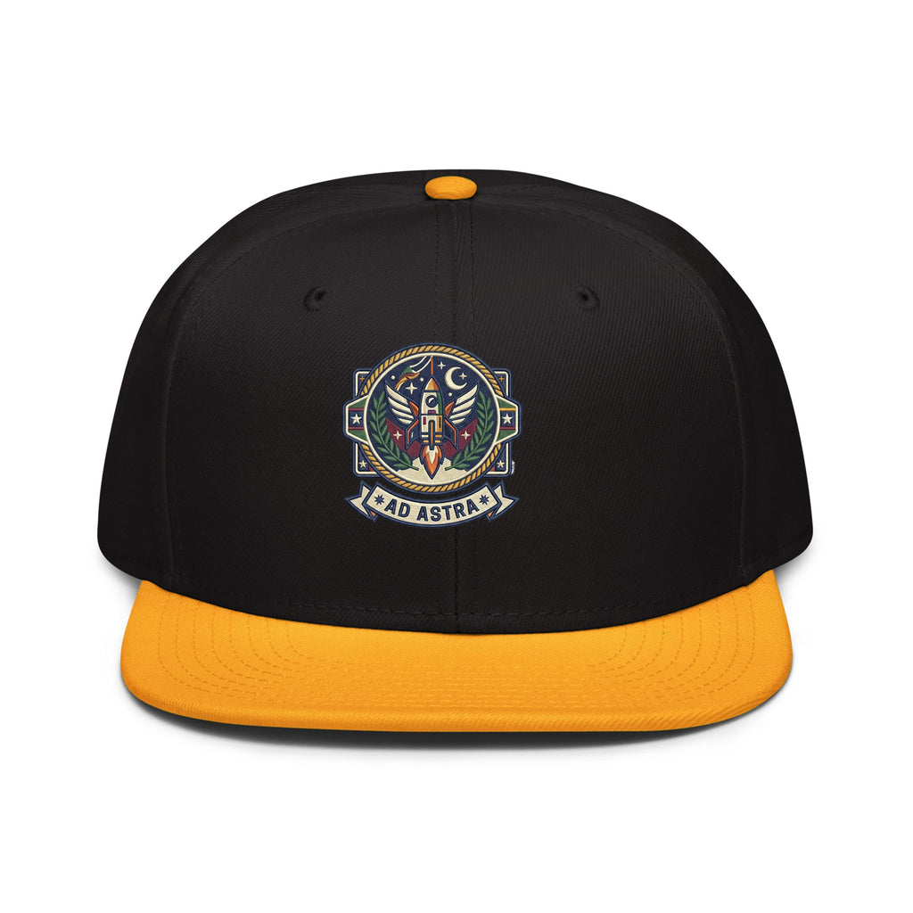 La Embroidered Snapback Hat