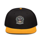La Embroidered Snapback Hat