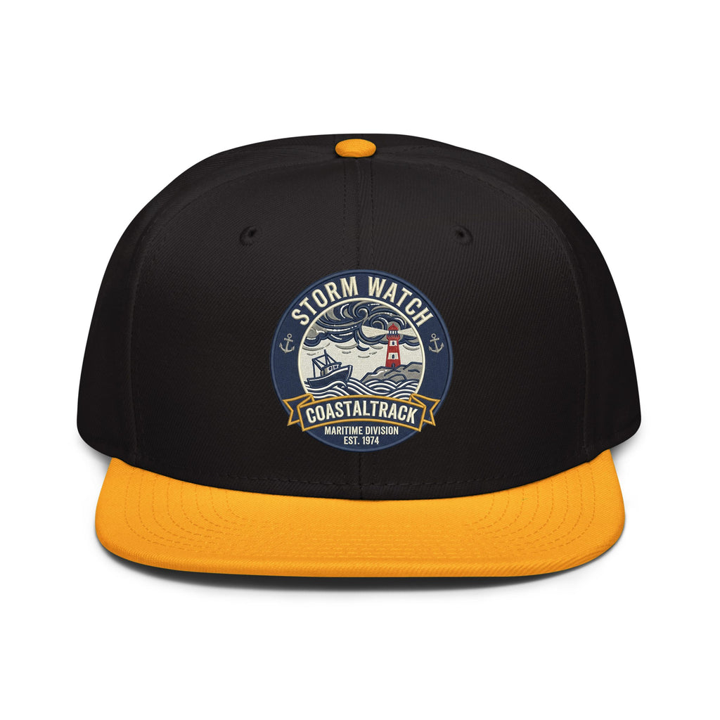 Hurricane Tracker Embroidered Snapback Hat