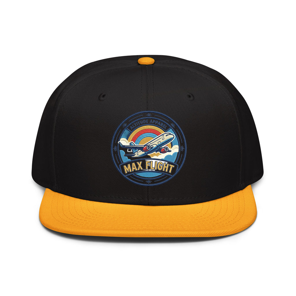 Boeing 737 MAX Aviation Classic Embroidered Snapback Hat
