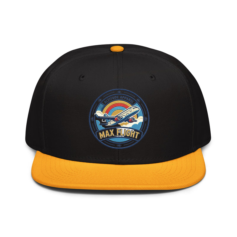 Boeing 737 MAX Aviation Classic Embroidered Snapback Hat