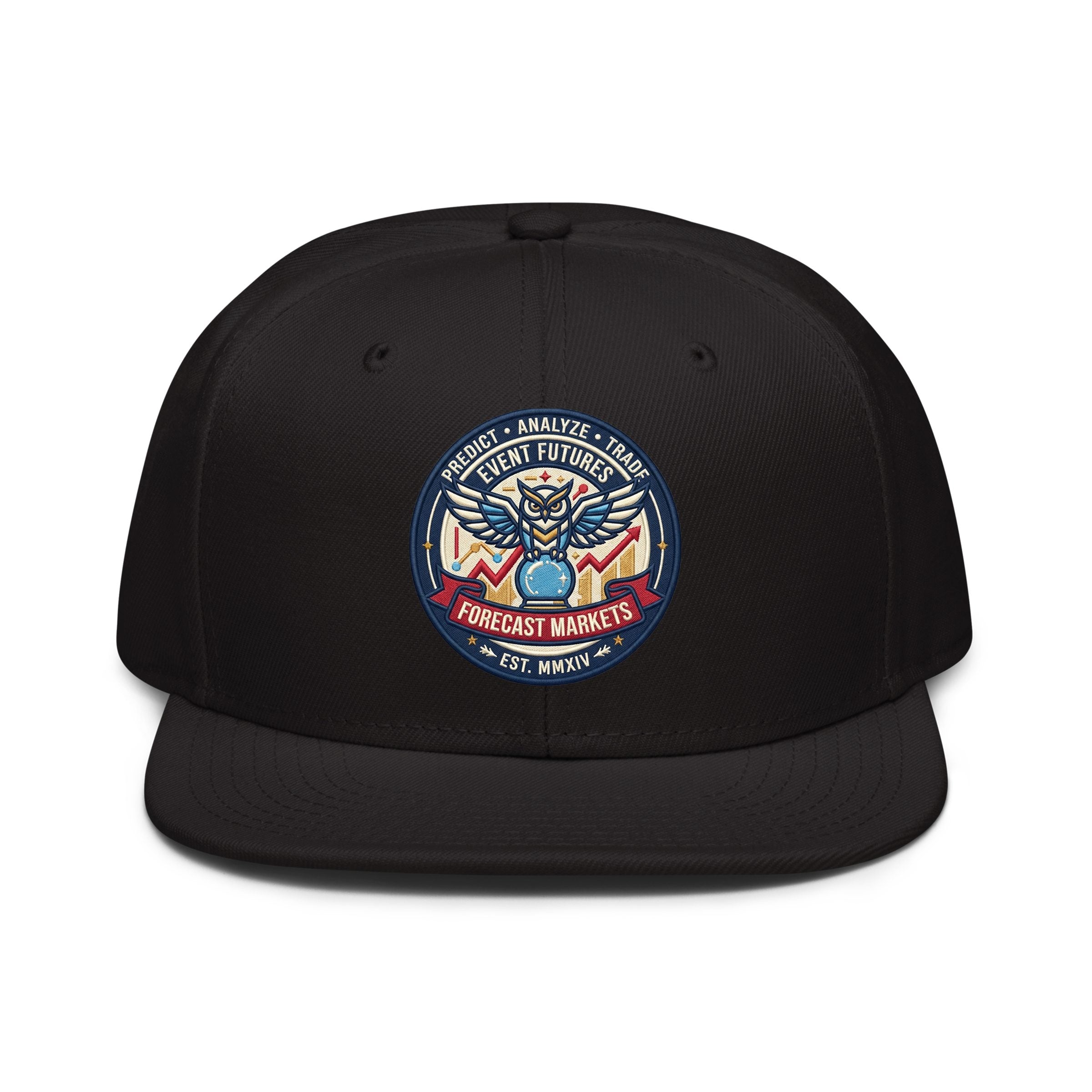 Kalshi Embroidered Snapback Hat - Bold Classic Streetwear Style