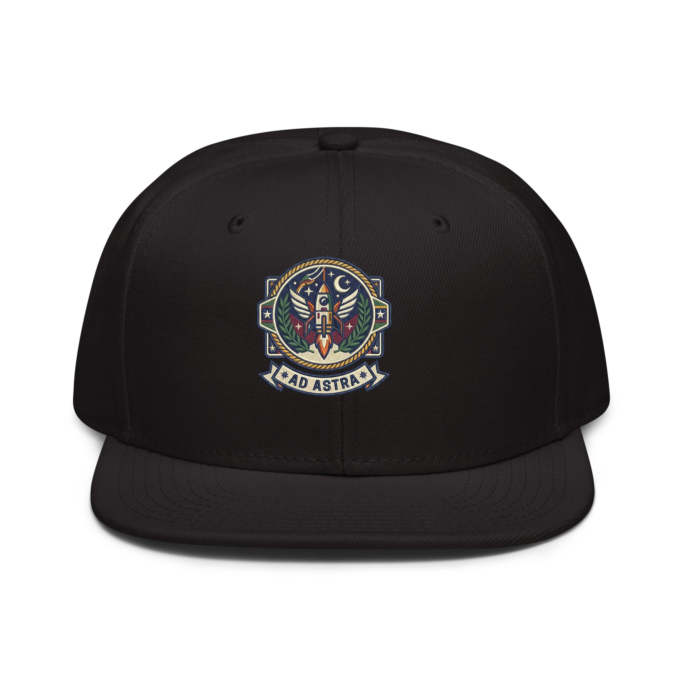 La Embroidered Snapback Hat