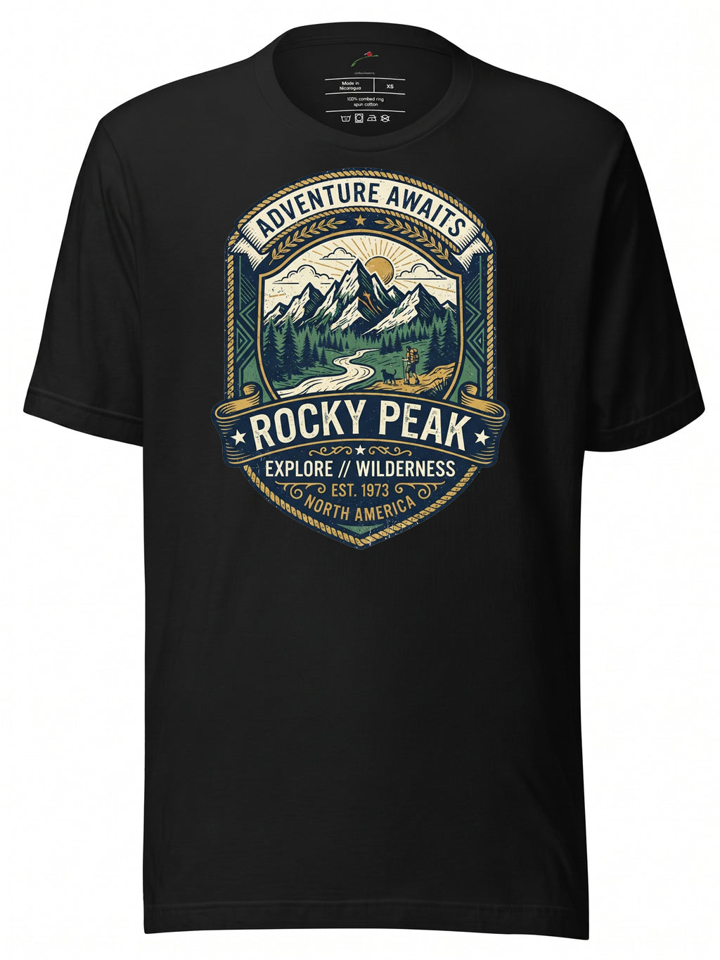 Rocky Mount Graphic Tee: Rugged Comfort for Everyday Adventure