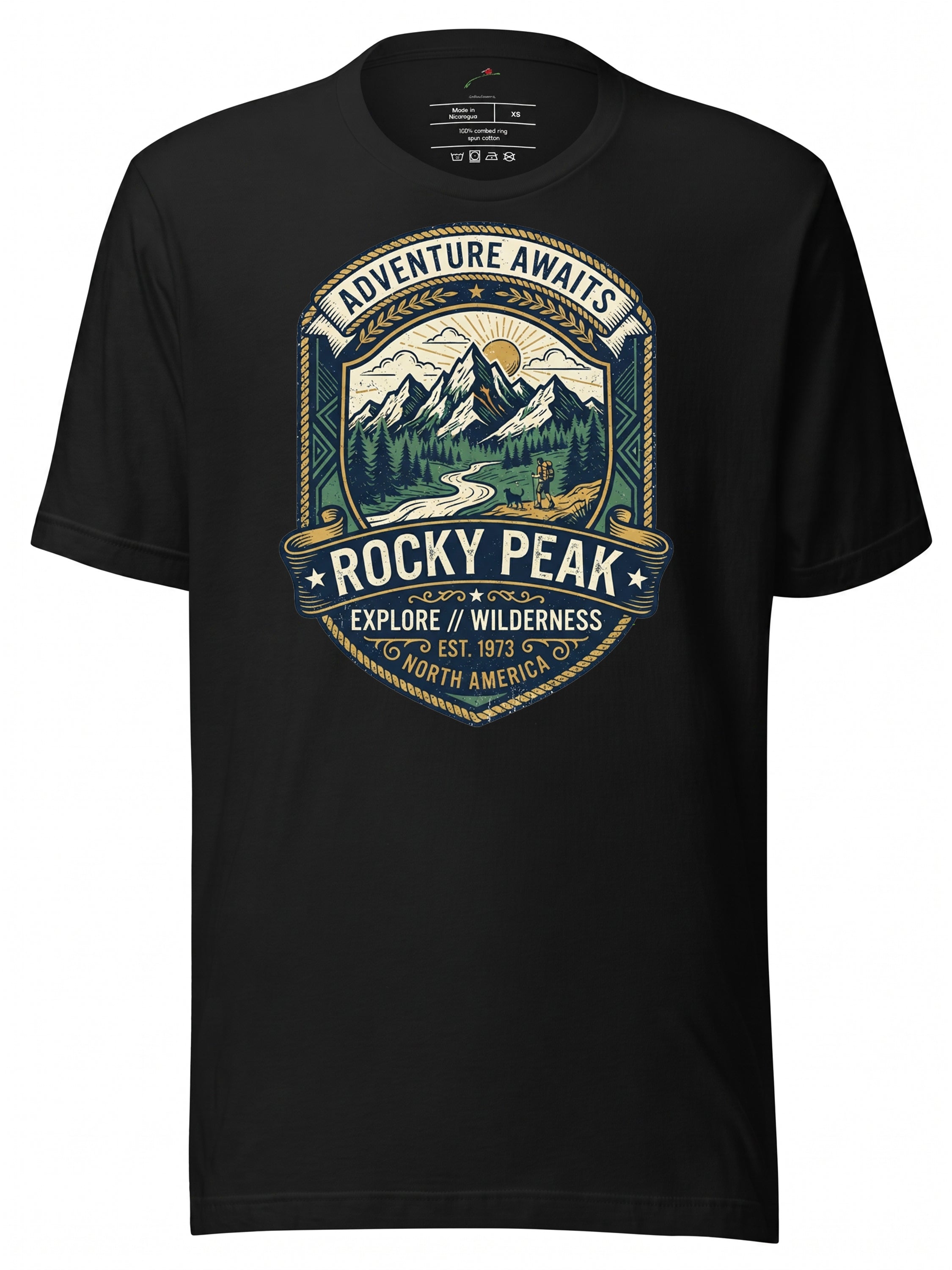 Rocky Mount Graphic Tee: Rugged Comfort for Everyday Adventure
