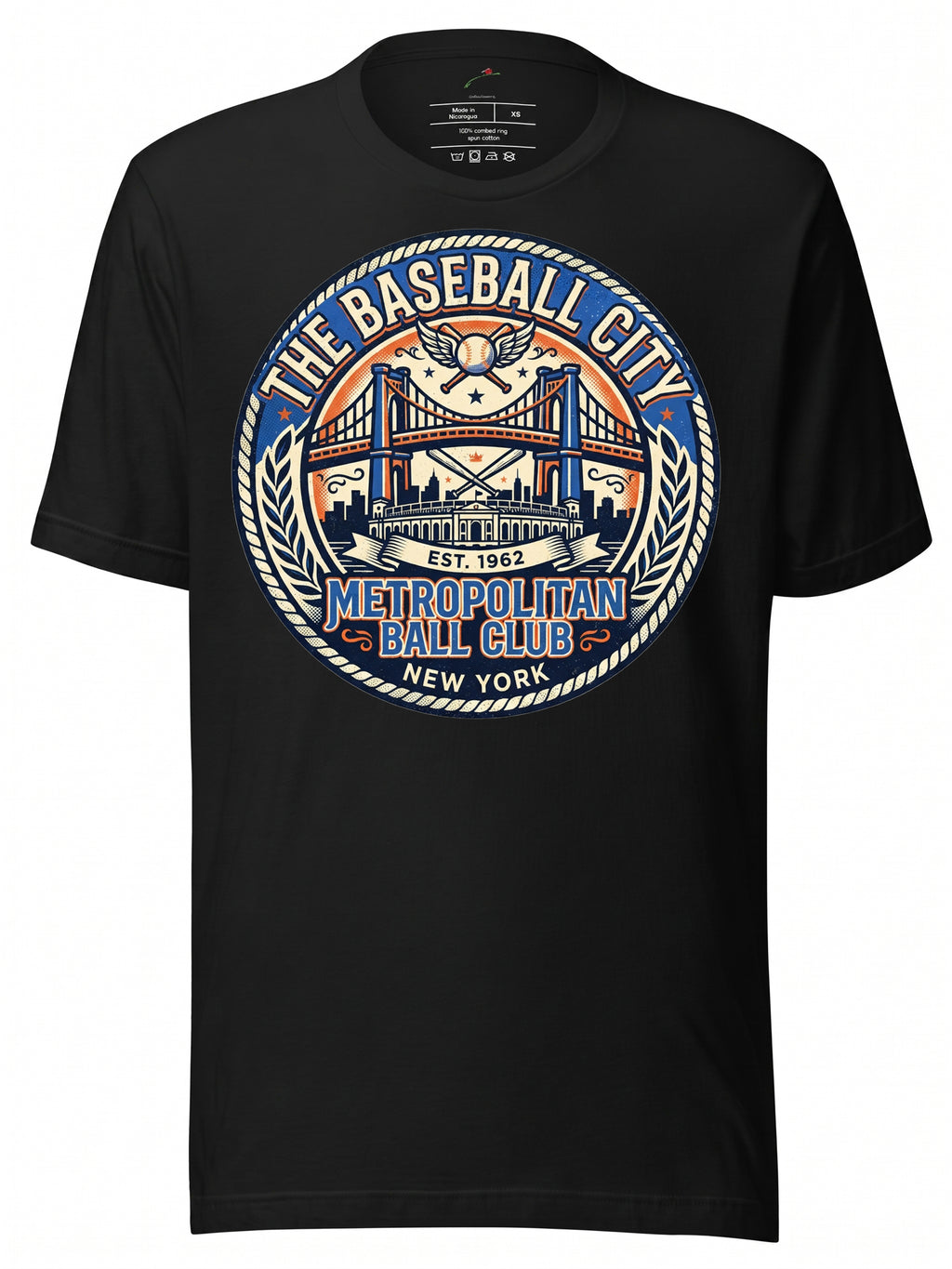 New York Baseball Vintage Crest Unisex T-Shirt