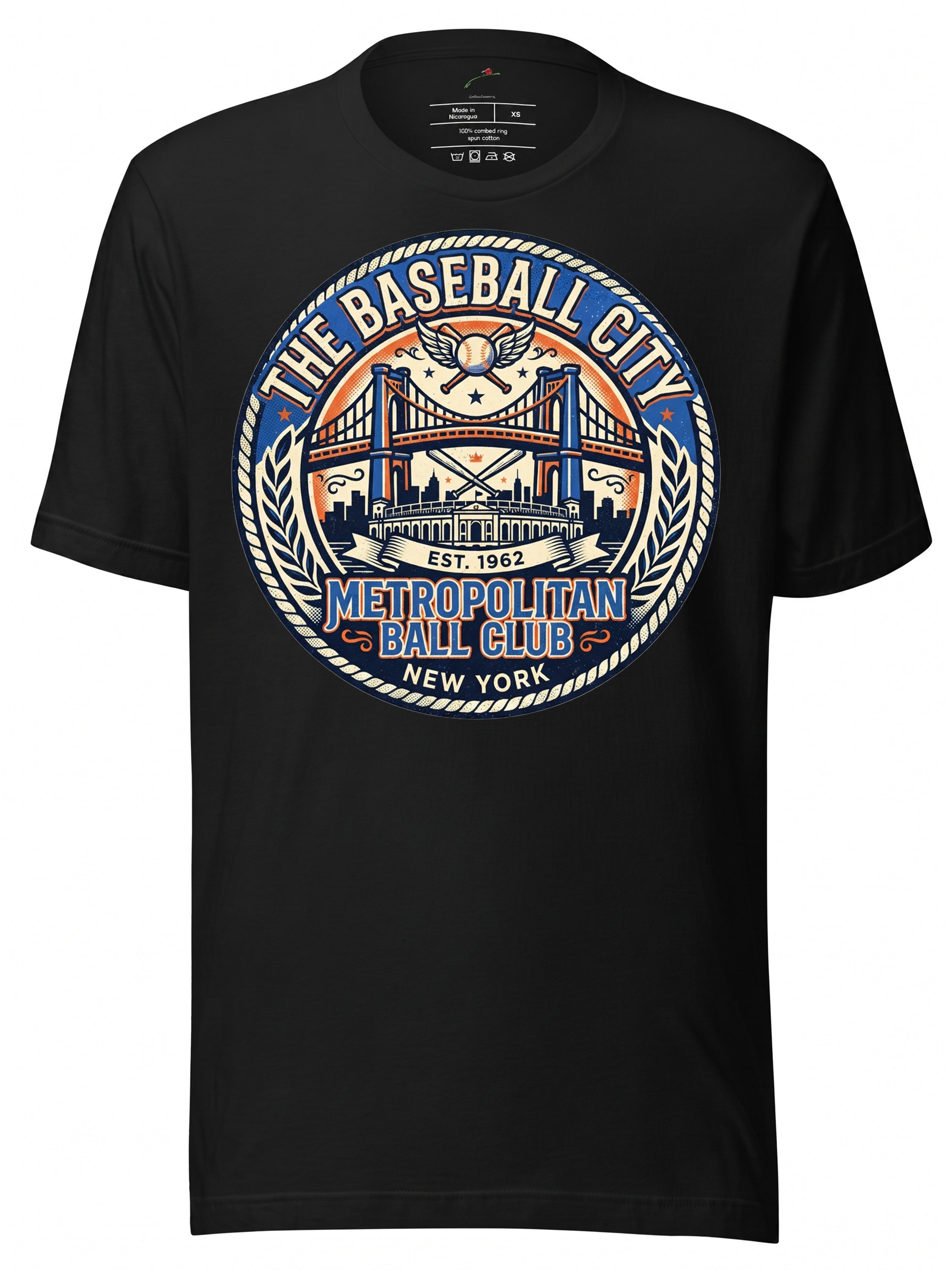 New York Baseball Vintage Crest Unisex T-Shirt