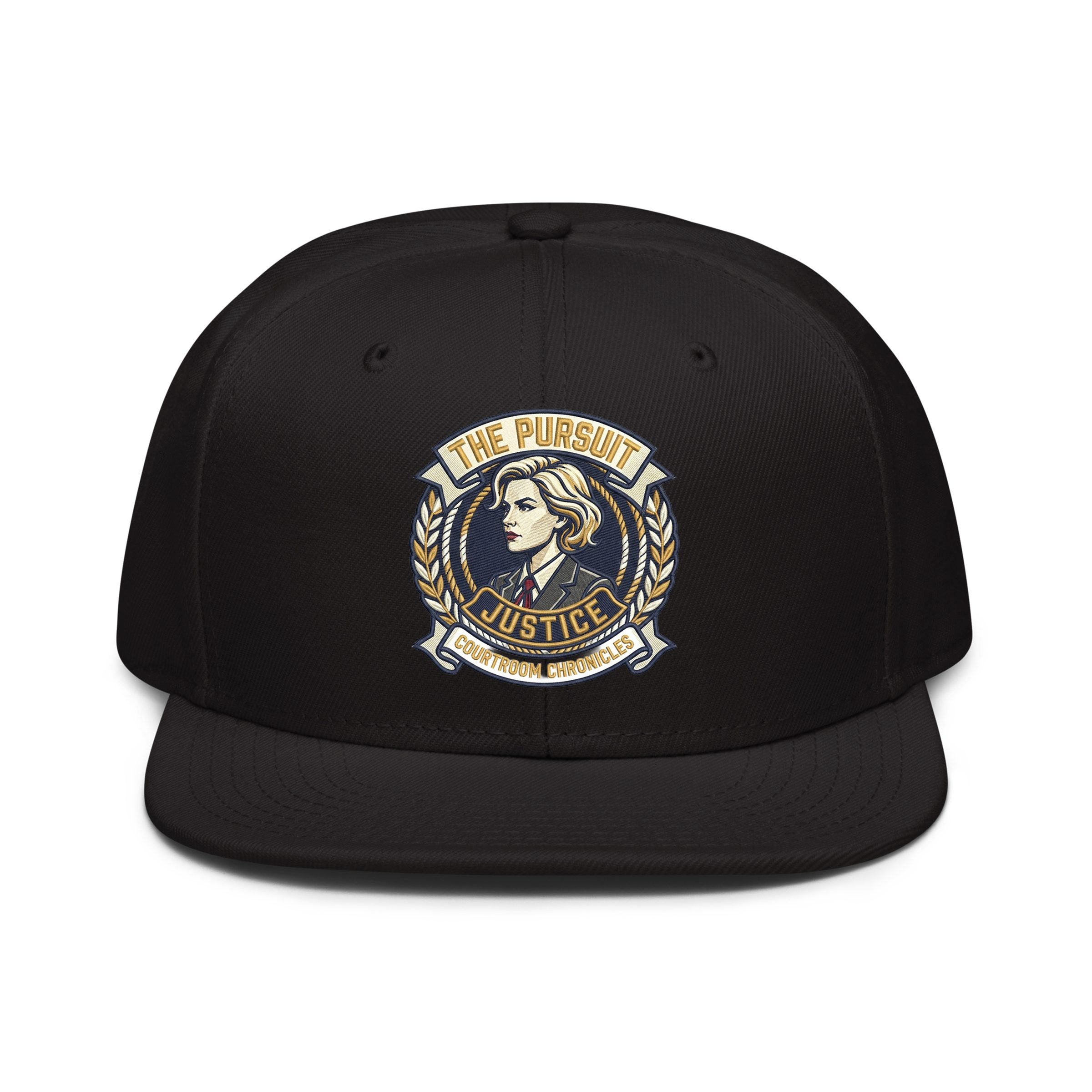 Nancy Grace Embroidered Snapback Hat - Bold News Graphic Cap
