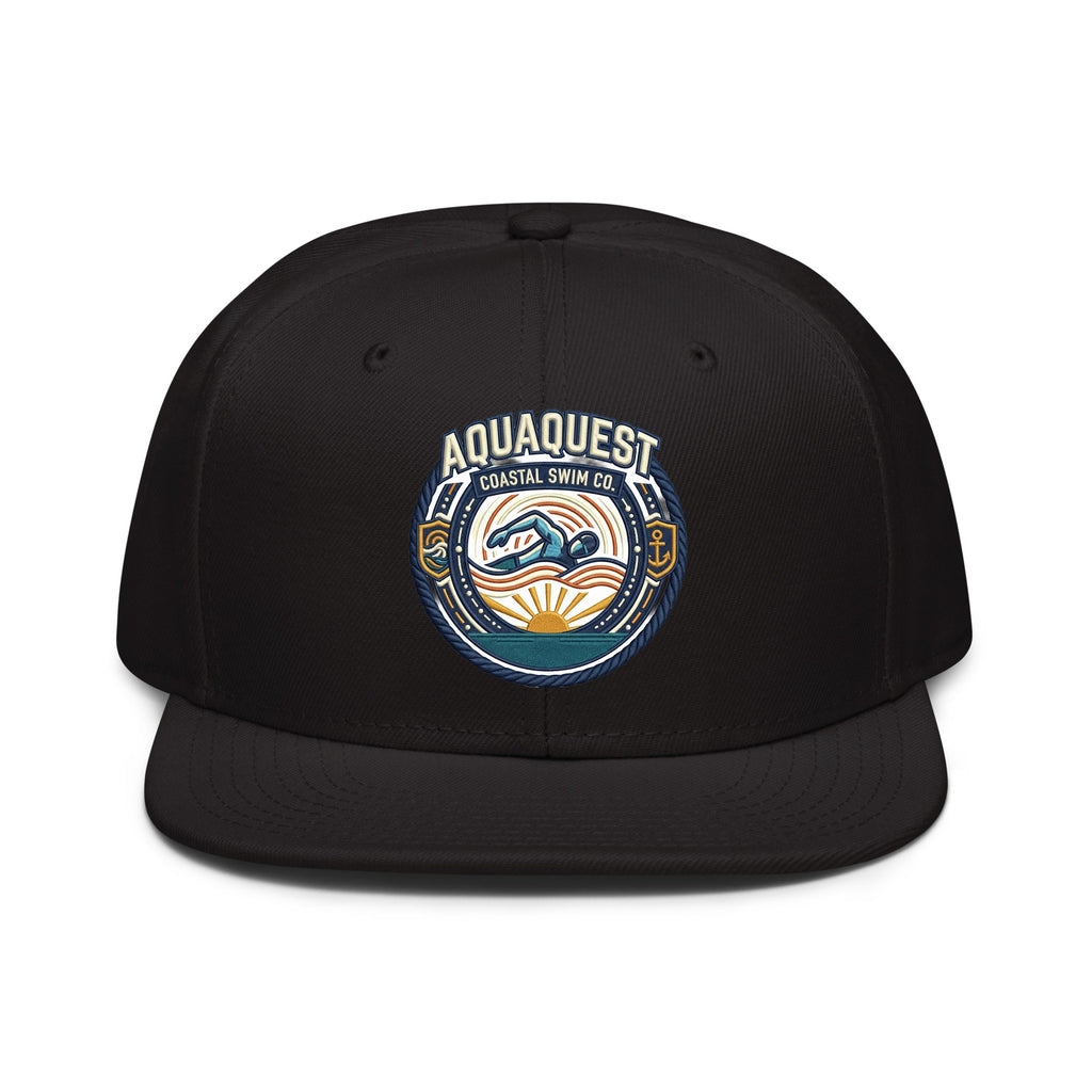Swimming Embroidered Snapback Hat