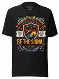 Emergency Alert Graphic T-Shirt | Bold Urban Streetwear Tee