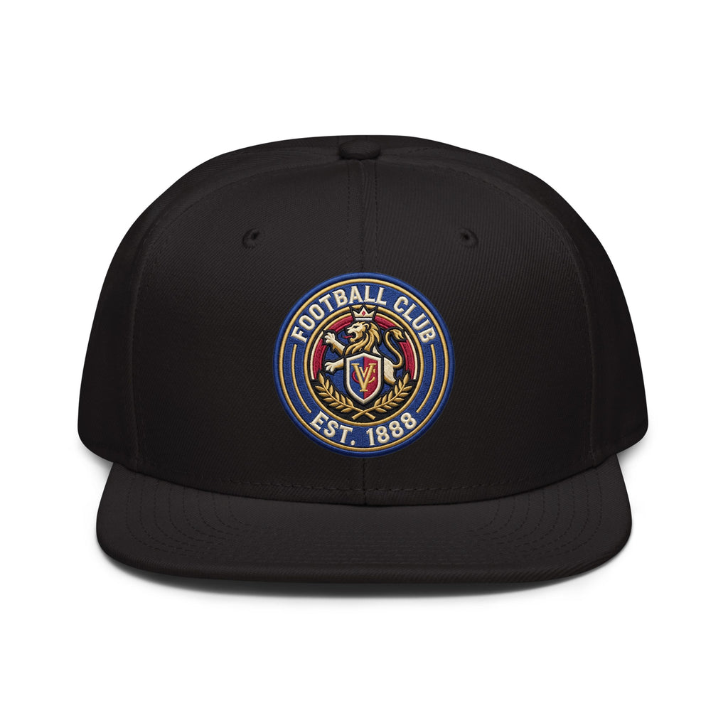 Premier League Style Embroidered Snapback Hat | Structured Classic Cap