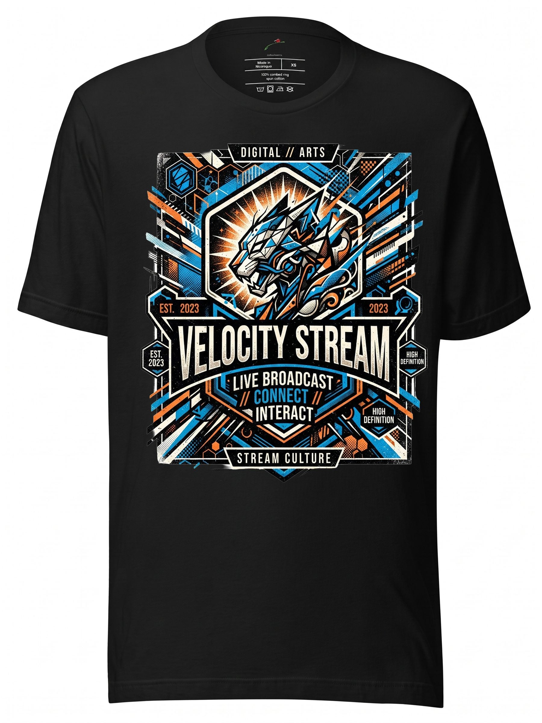 Kick Stream Logo Cotton Graphic T-Shirt