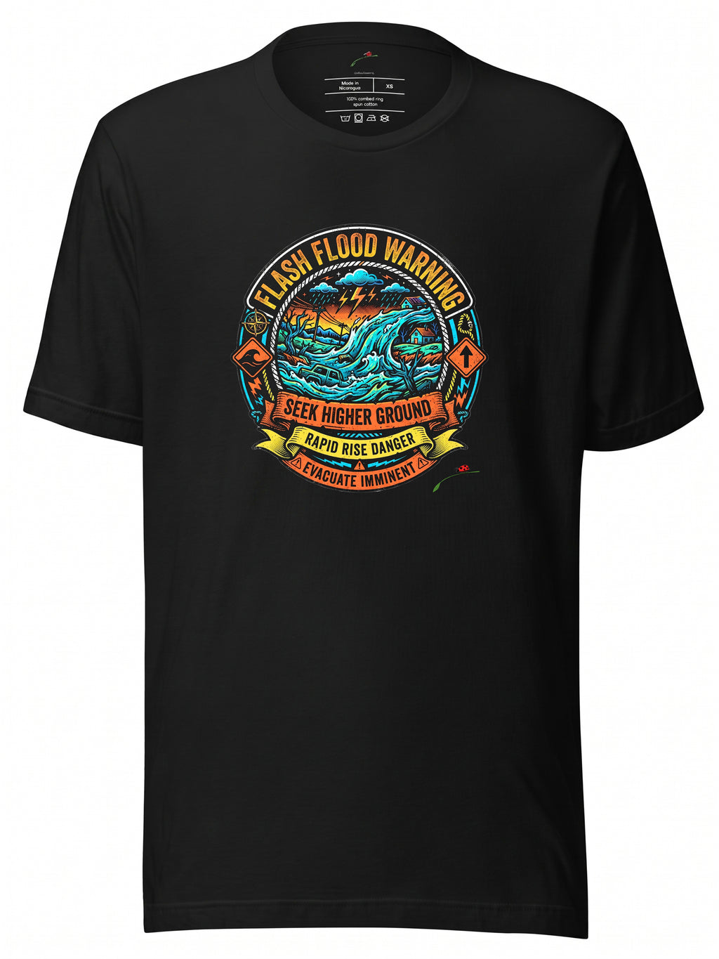 Flash Flood Warning Graphic T-Shirt