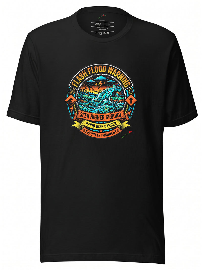 Flash Flood Warning Graphic T-Shirt