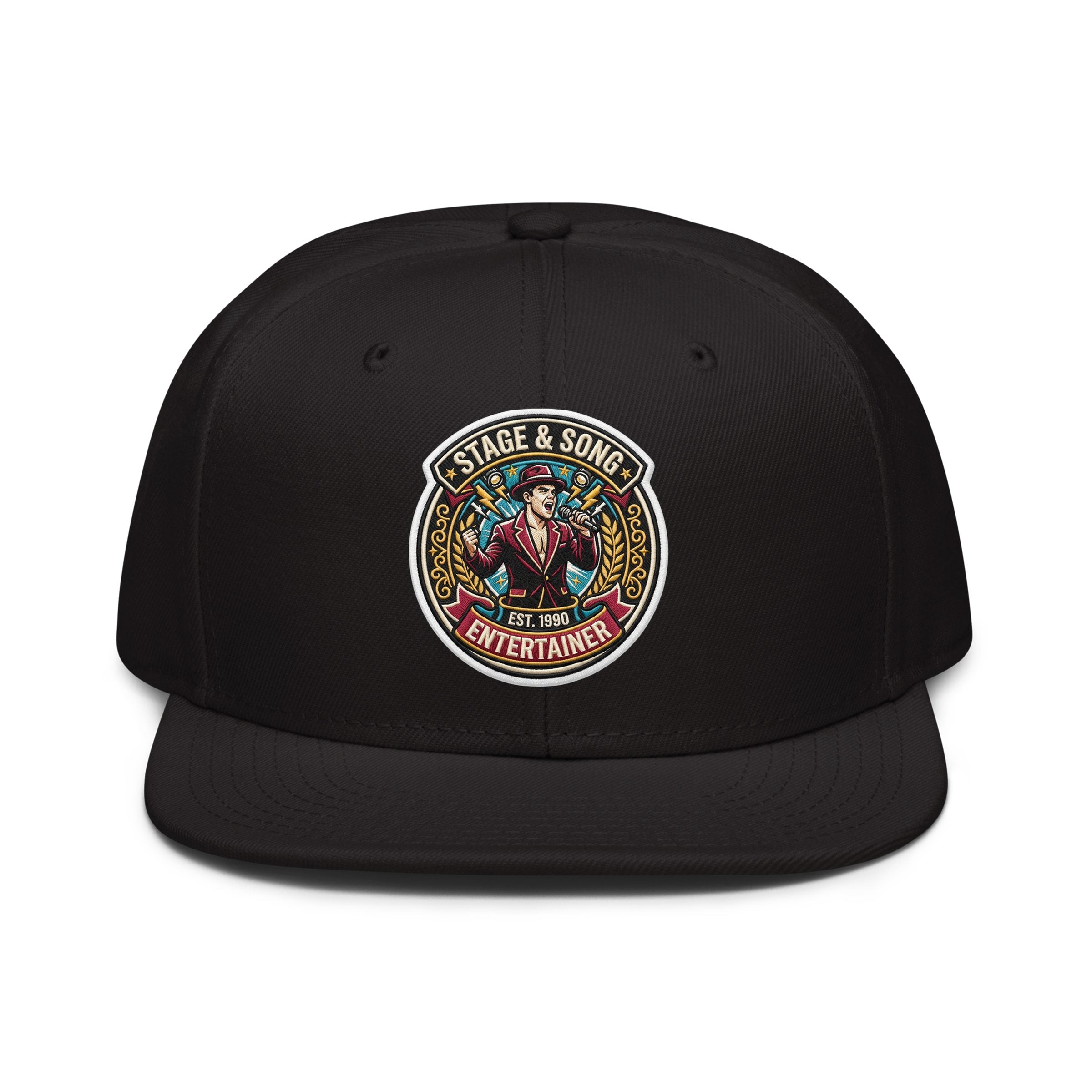 Robbie Williams Inspired Embroidered Snapback Hat