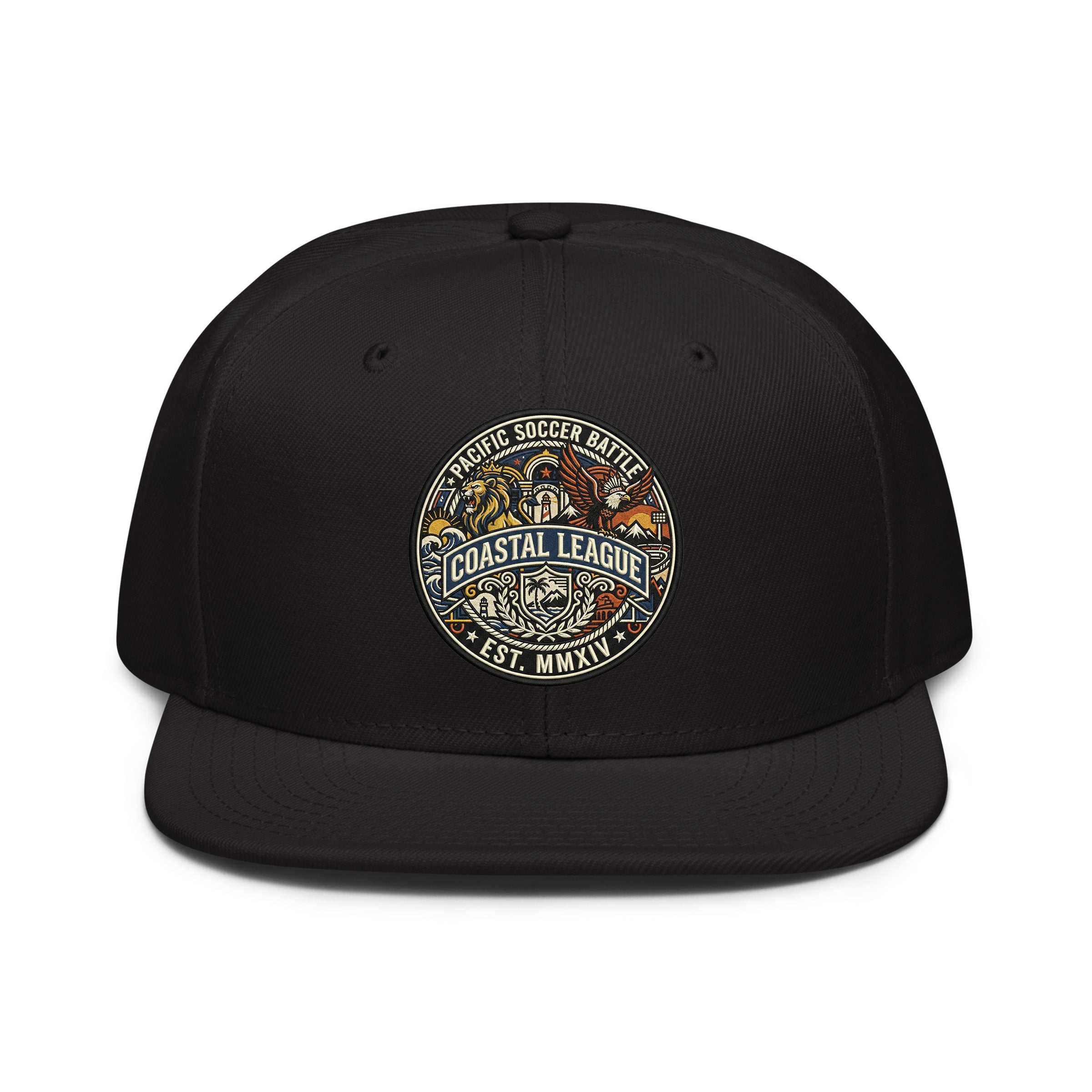 San Diego vs LAFC Embroidered Snapback Hat - Southern California Rivalry Cap