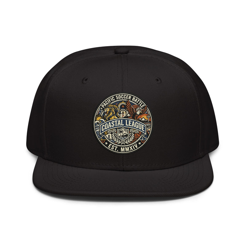 San Diego vs LAFC Embroidered Snapback Hat - Southern California Rivalry Cap