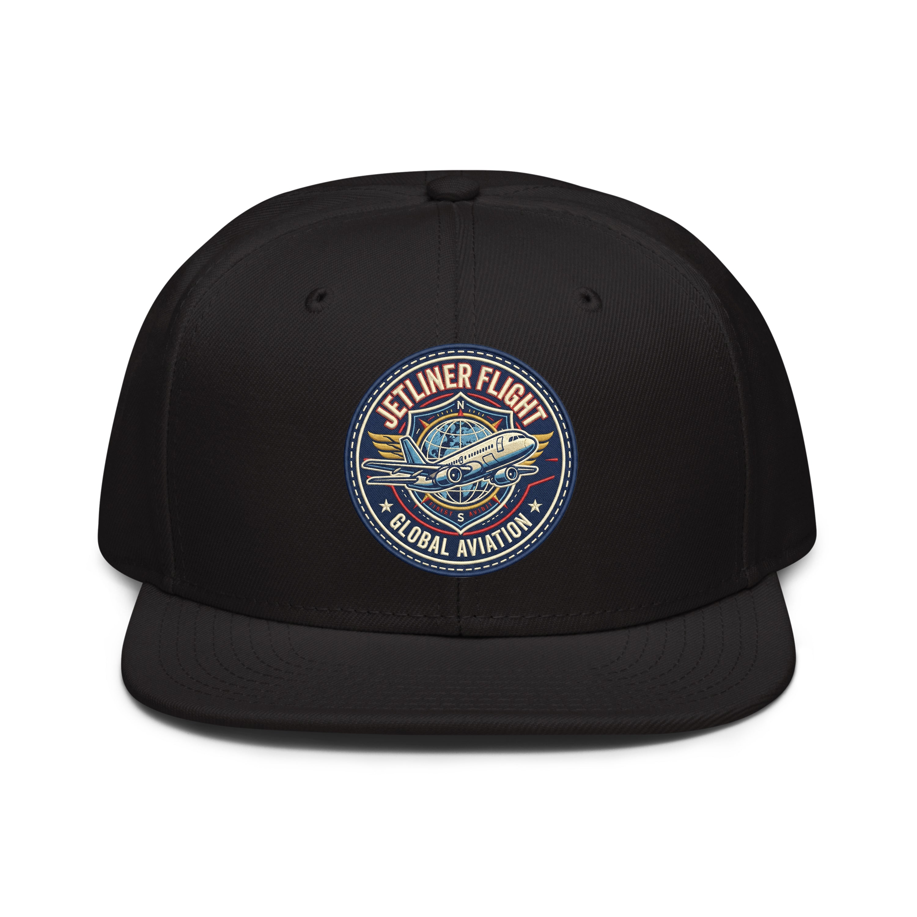 737 Max Embroidered Snapback Hat - Aviation Apparel