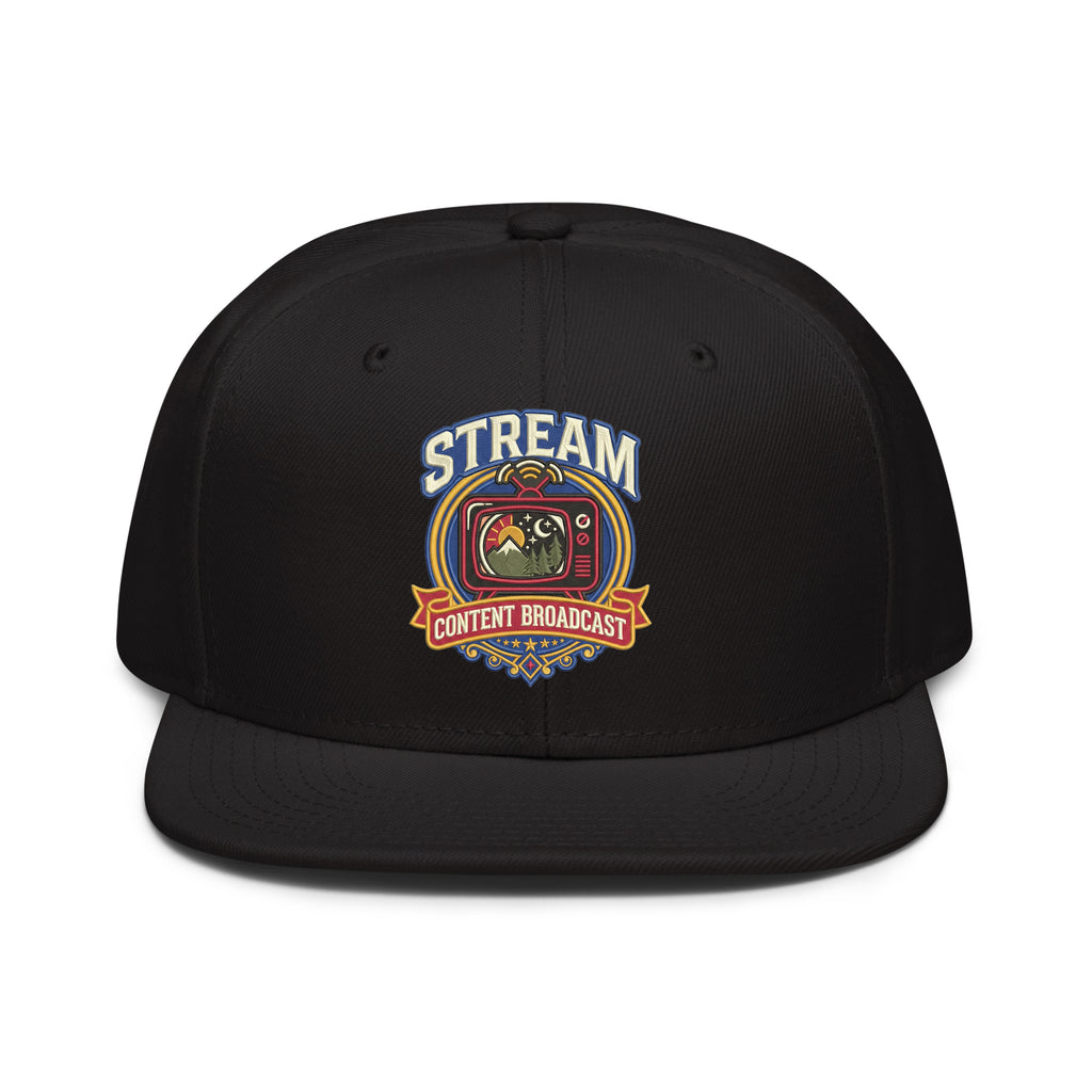 YouTube TV Embroidered Snapback Hat – Classic Streetwear Cap