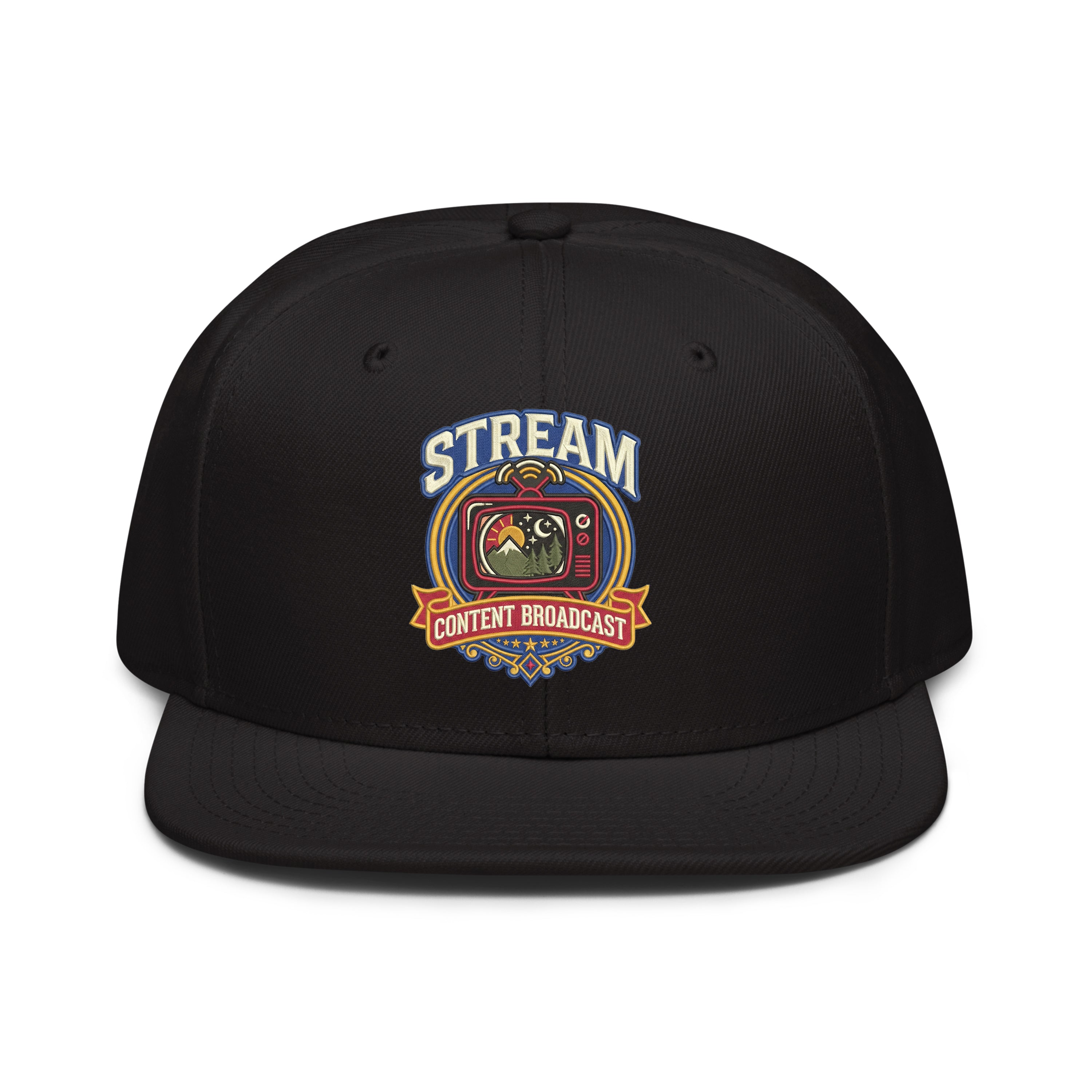 YouTube TV Embroidered Snapback Hat – Classic Streetwear Cap