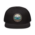 Panama Canal Map Embroidered Snapback Hat