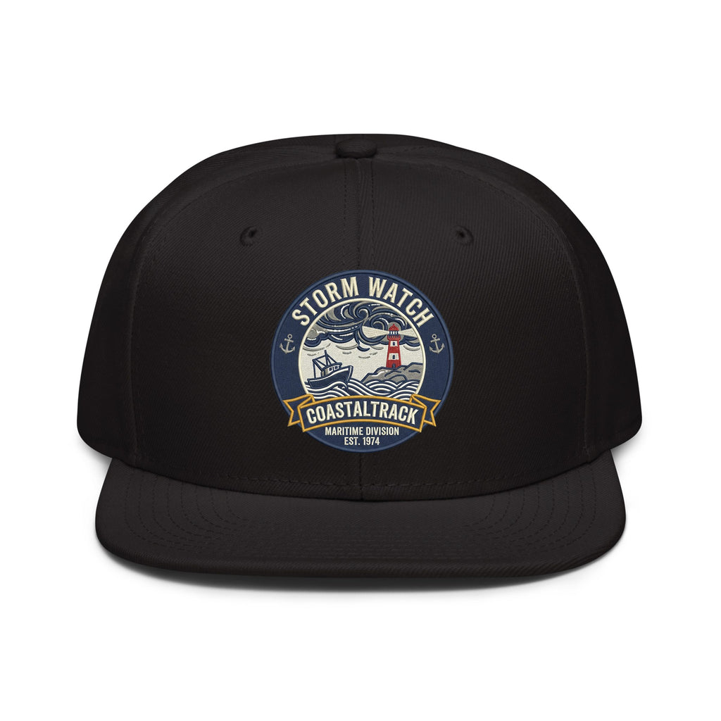 Hurricane Tracker Embroidered Snapback Hat