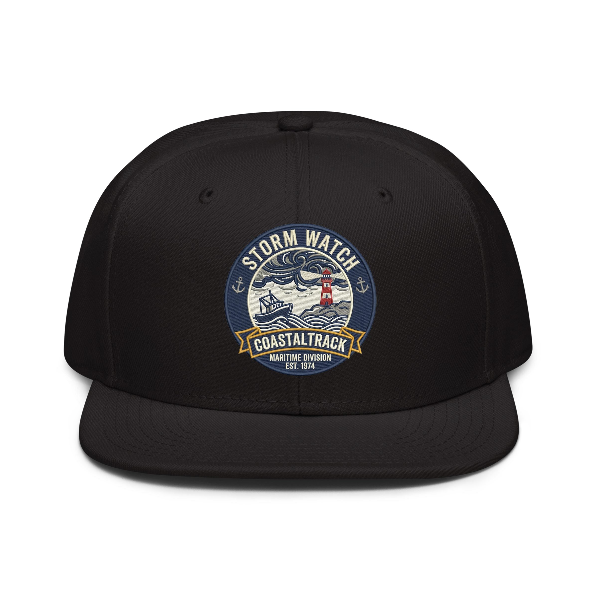 Hurricane Tracker Embroidered Snapback Hat