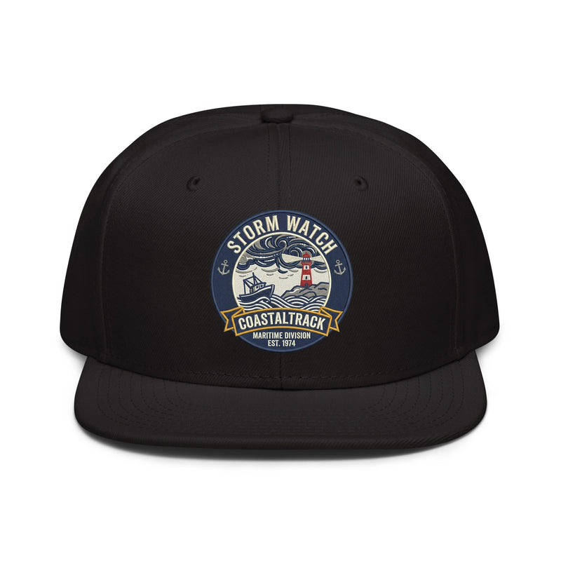 Hurricane Tracker Embroidered Snapback Hat